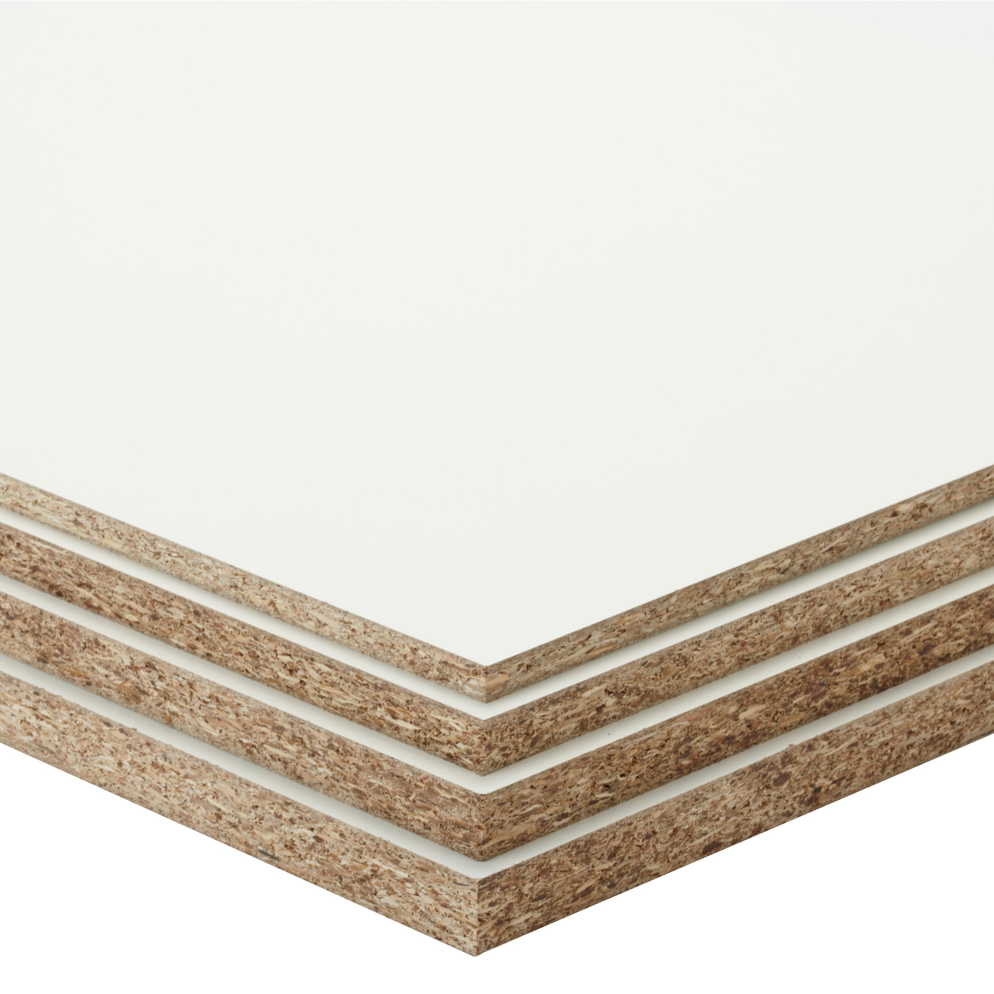 Panneau aggloméré blanc, Ep.15 mm x L.250 x l.125 cm - 4