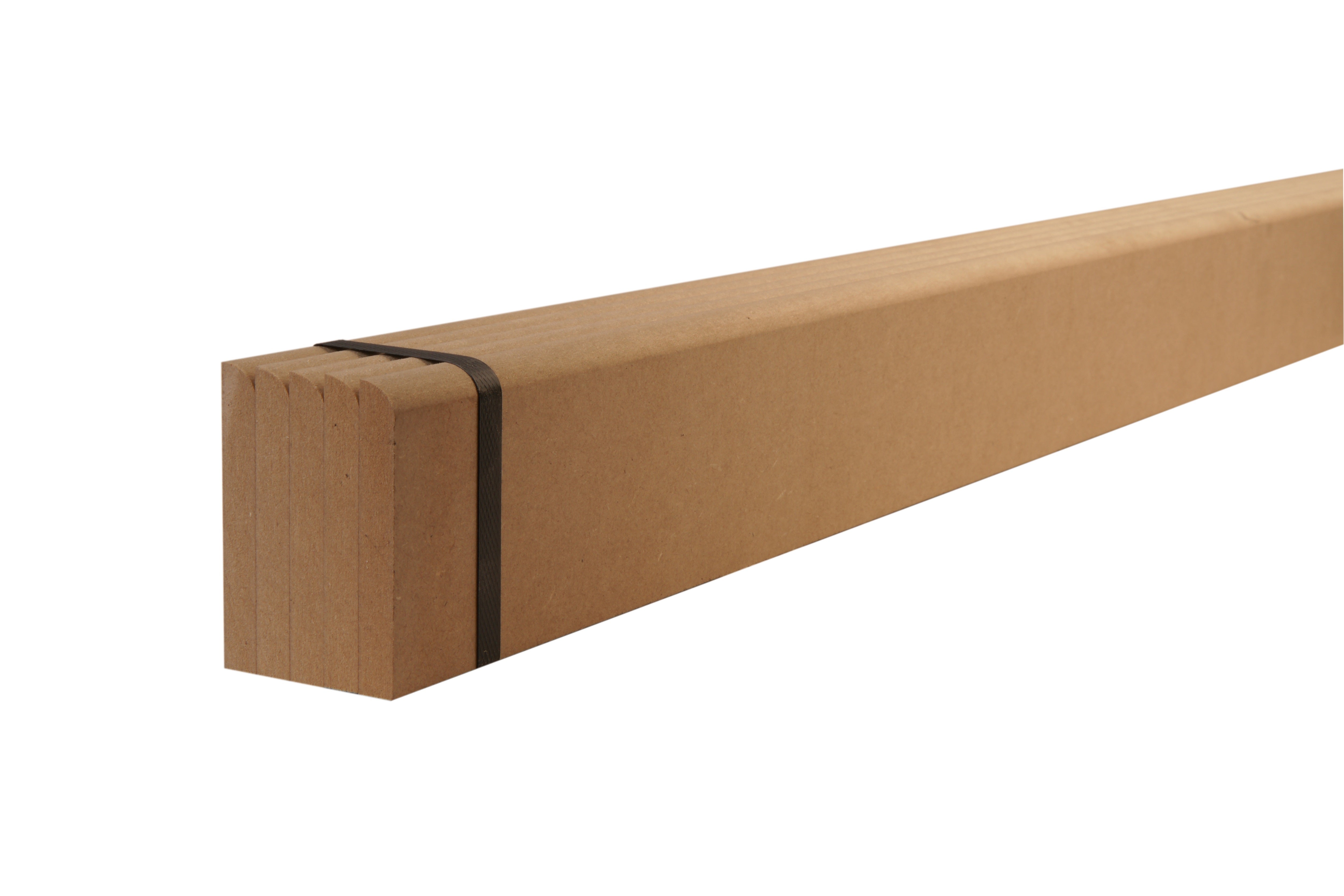Lot de 5 plinthes médium (MDF) réversibles, 9 x 57 mm, L.2 m - 3