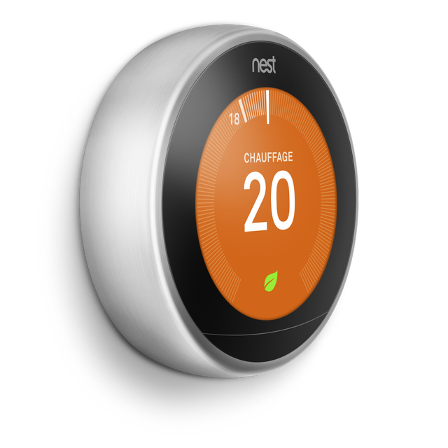 Thermostat connecté et intelligent électronique filaire NEST 3e génération