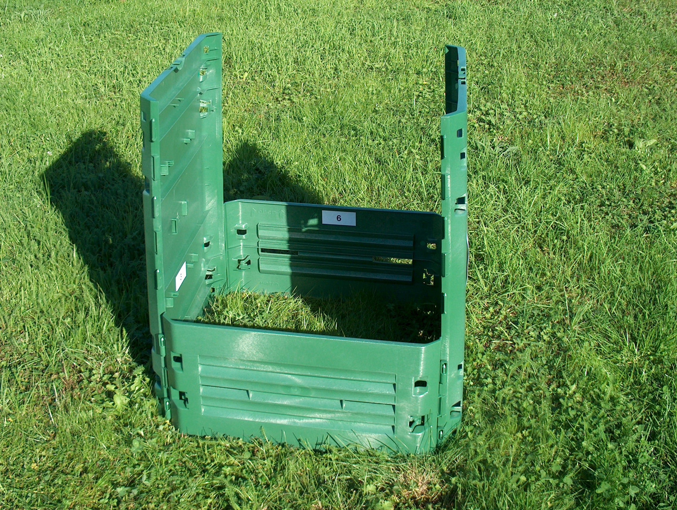 Composteur d'extérieur GARANTIA Thermoking vert 900 l - 2