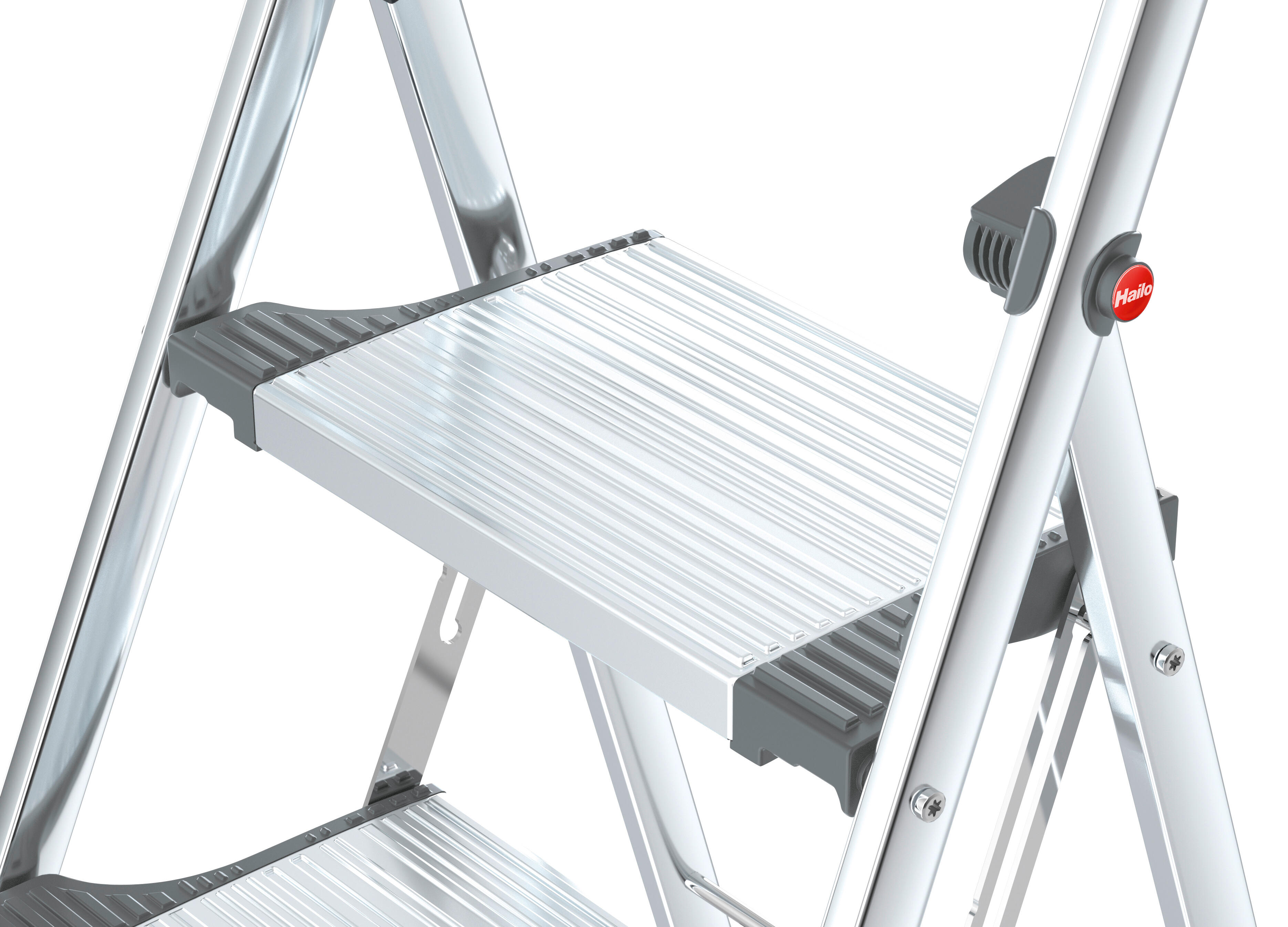 Escabeau aluminium HAILO 2 marches - 10