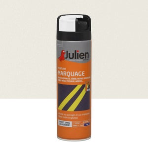 Aérosol de marquage int/ext JULIEN blanc mat 500 ml Leroy Merlin Les bons plans des petits projets avant l'été