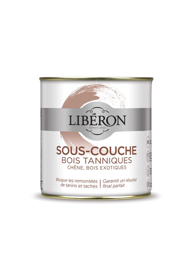 Sous-couche LIBÉRON Bois tannique blanc 0.5L