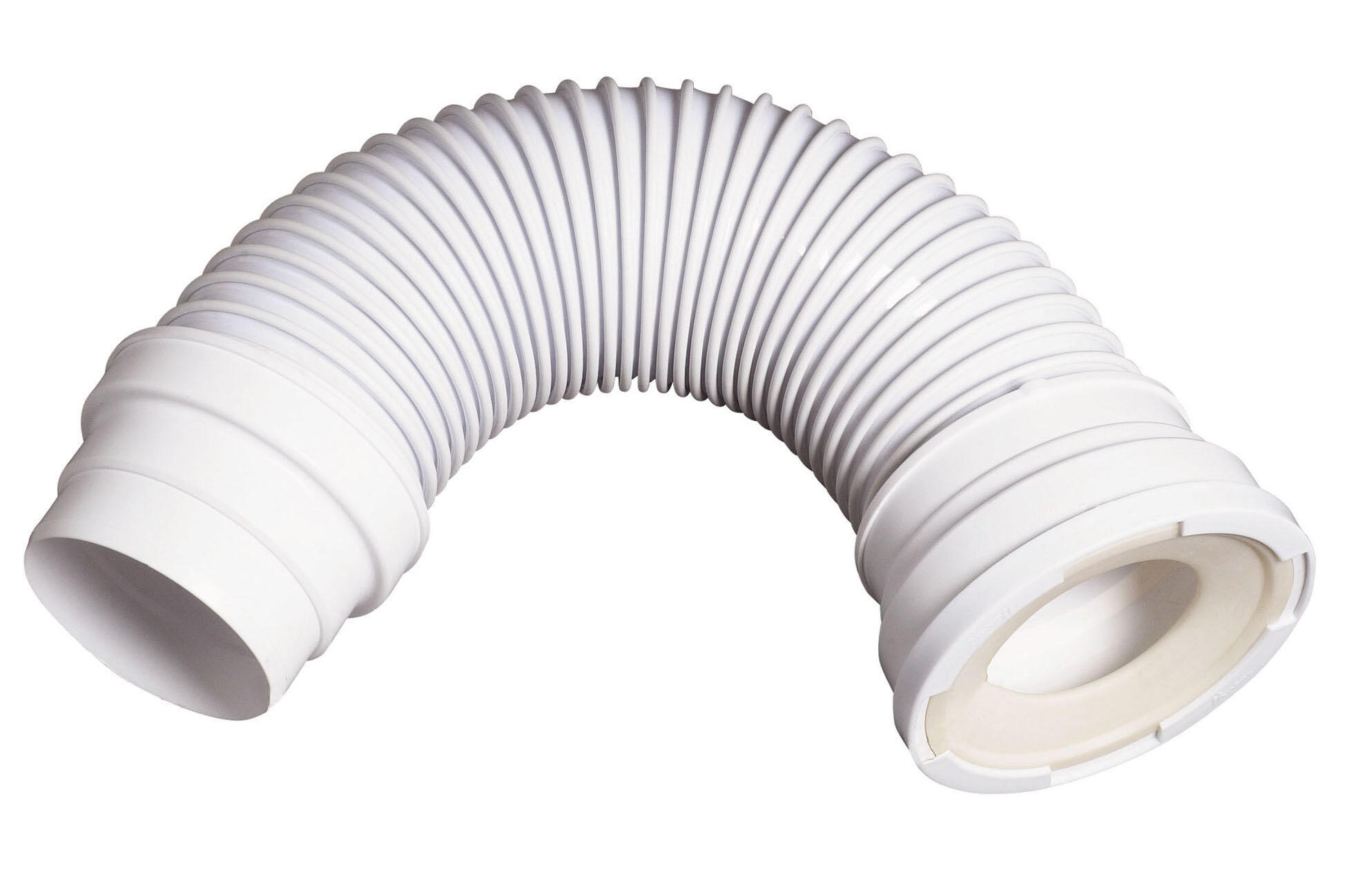 Pipe de WC longue articulée souple Diam.9.3 cm WIRQUIN 275-525 mm - 3