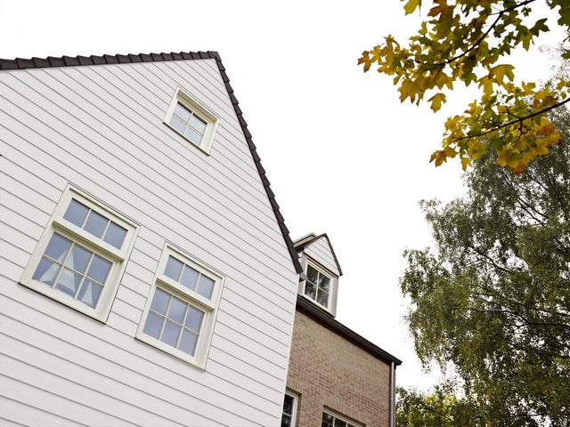 Clin pour bardage pvc blanc, ral 9003 FREEFOAM Faza design 2.4 m