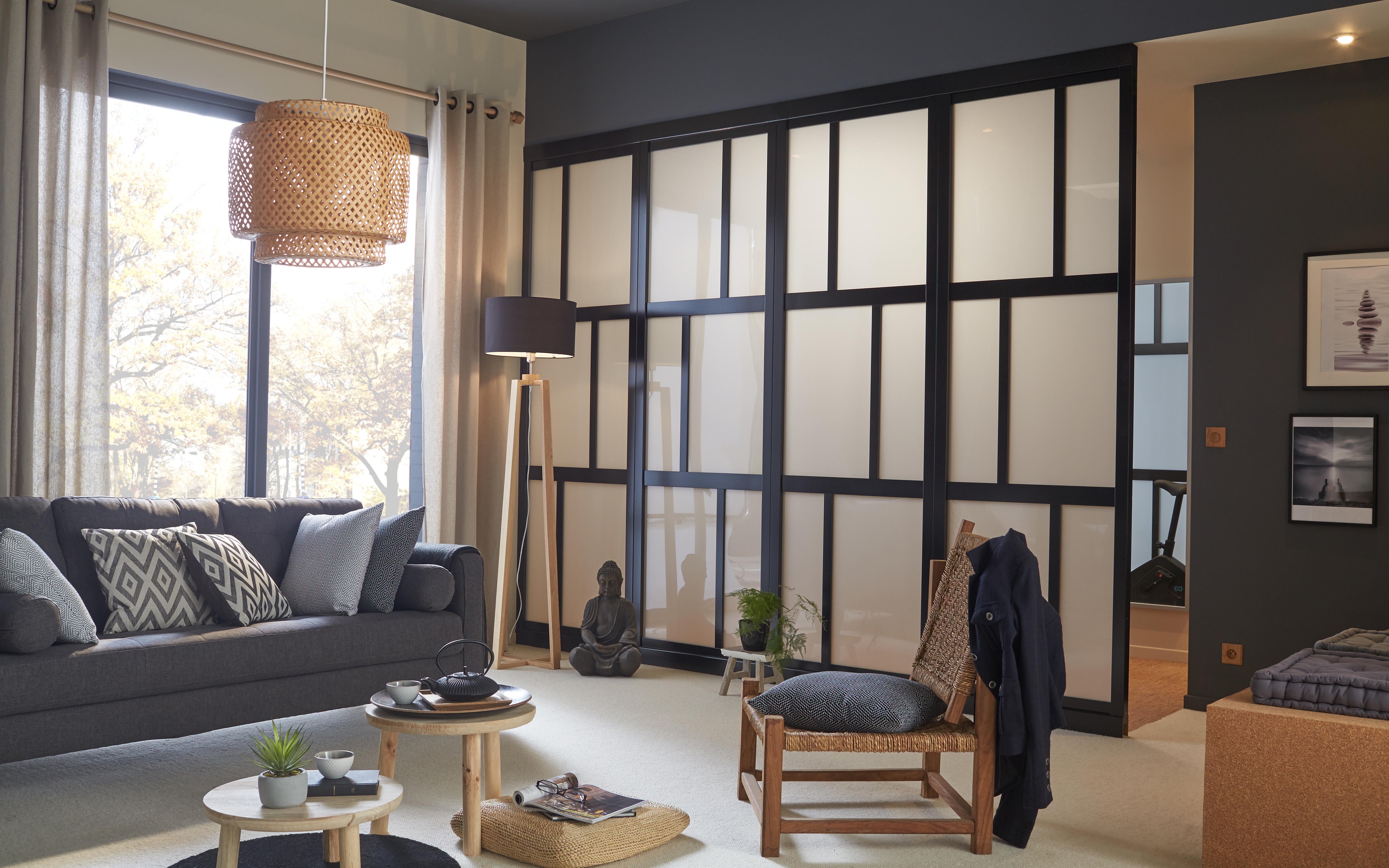 Rideau tamisant, Metis, coton, beige H.260 x l.135 cm - 8