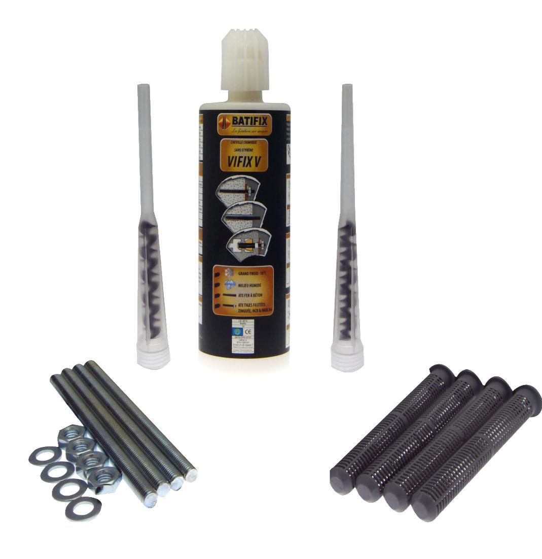 Kit de scellement chimique vifix v BATIFIX - 3