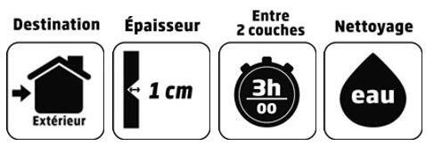 Enduit de rebouchage en pâte Rebouch' bois TOUPRET marron 1.25 kg - 4