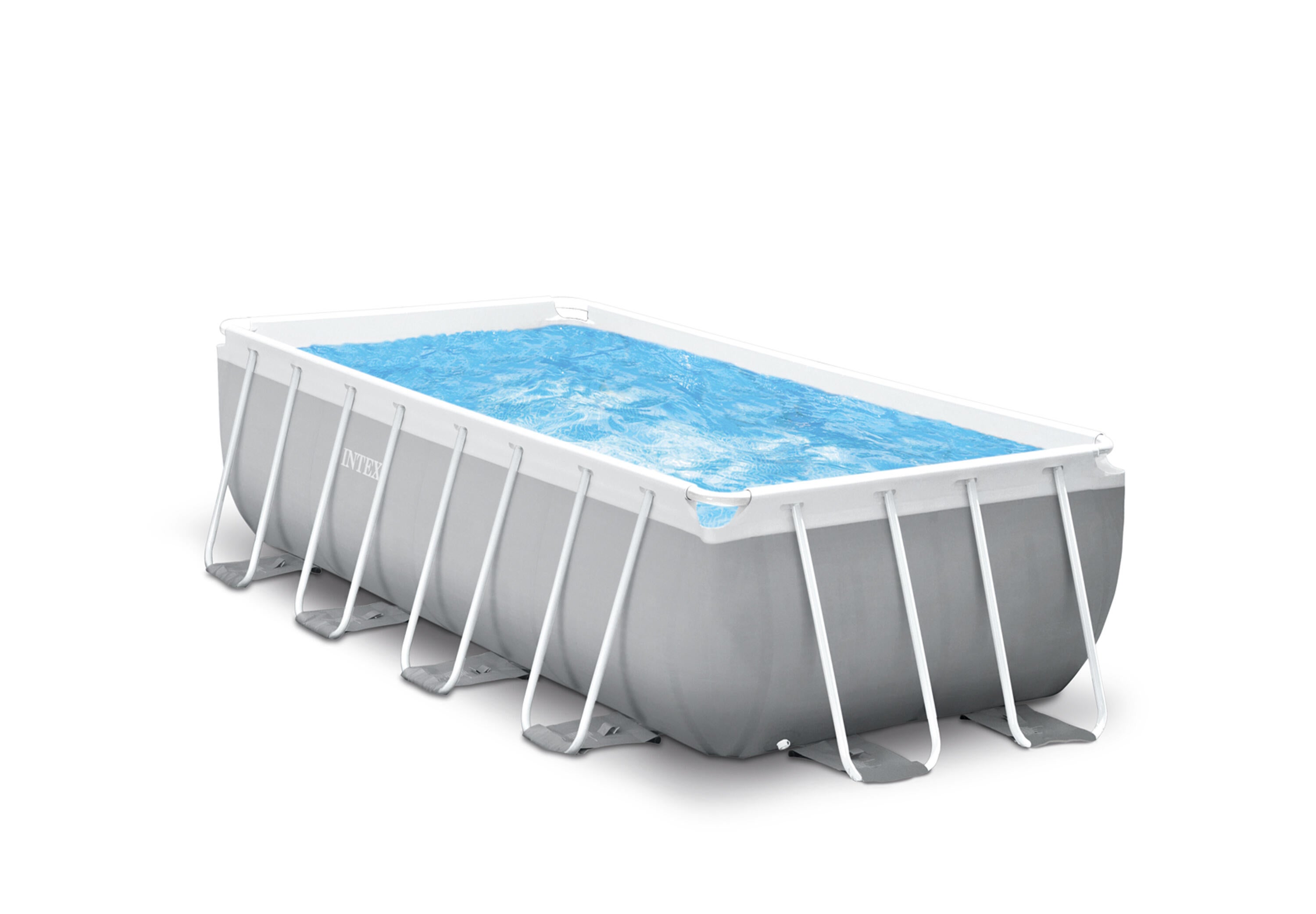 Piscina tubular de pvc de 400 x 200 x 122 cm intex