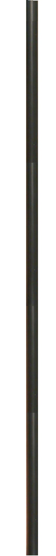 Tringle noir pour espagnolette en aluminium, H.1270 x L.14 x P.14 mm AFBAT