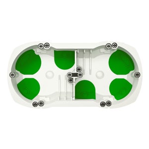 Boîte d'encastrement étanche 2 postes D67xP40mm Multifix Air, SCHNEIDER ELECTRIC
