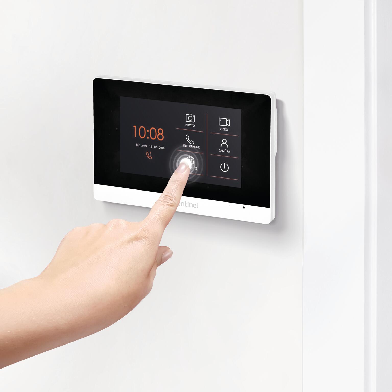 Visiophone SCS SENTINEL Visiodoor 4,3+ rfid filaire/mural - 2