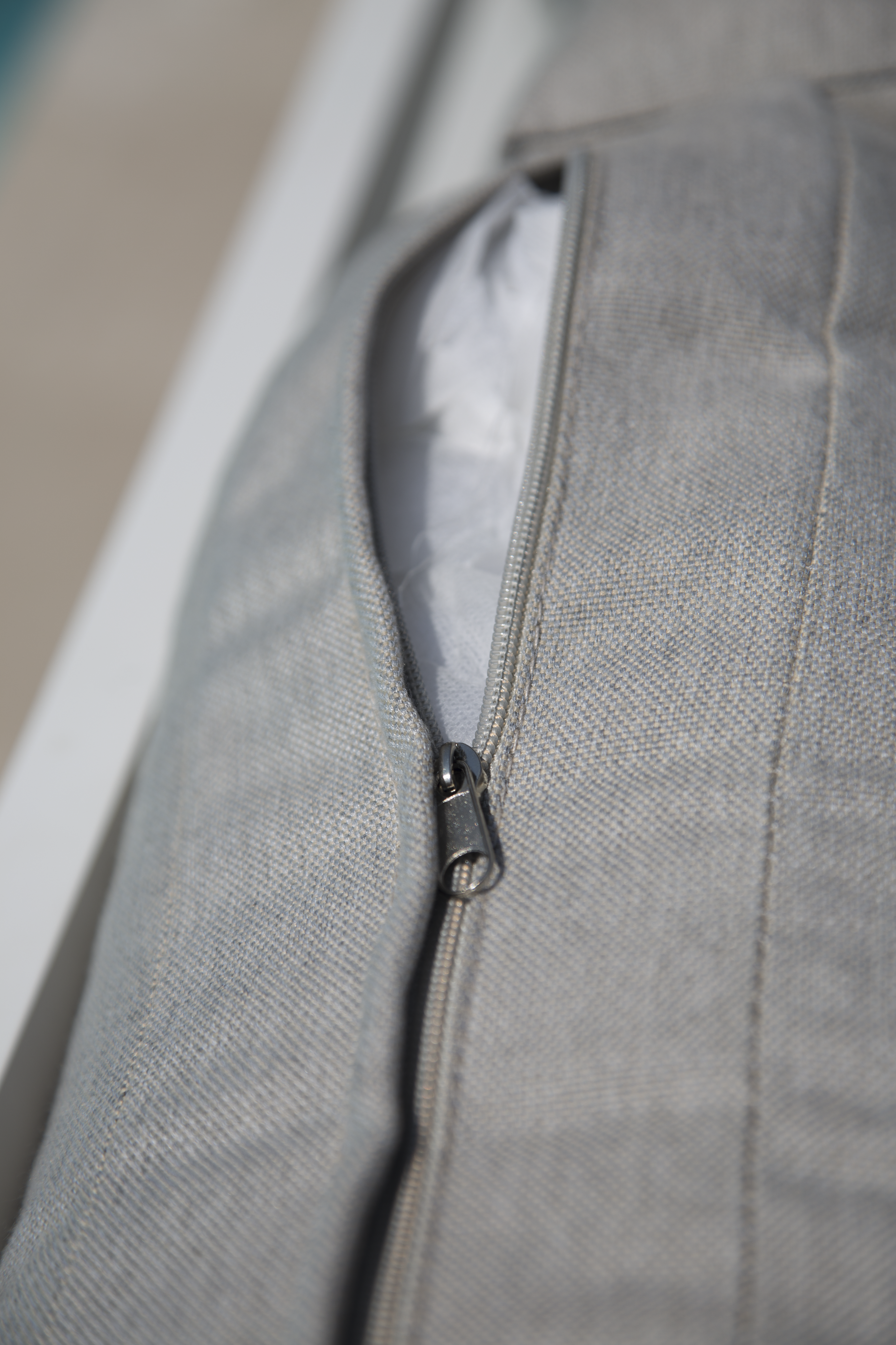 2 Cadeirões de jardim alumínio branco Las Vegas Naterial - 9