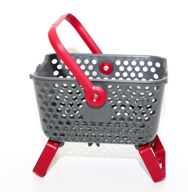 Lot De 2 Paniers De Récolte Kajo 15L – Gris – Pieds Pliables, Empilables – Fabriqué En France, Résistant Aux UV