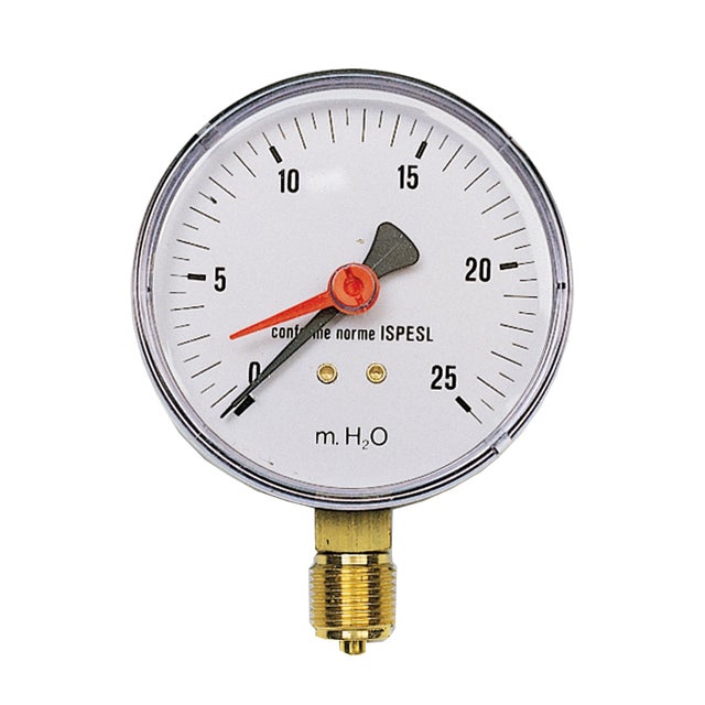 Manometro Pressione Acqua DOJA - 1/4", 0-6 Bar, Per Impianti Idraulici E Riscaldamento - Foto 7