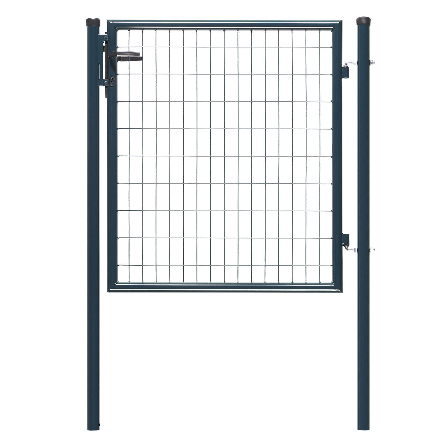 Portillon grillagé Eco gris, l.105 x H.100 cm - 3