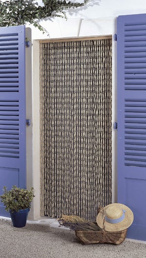 Rideau Maïs Verdelook 100x220cm - Naturel, Léger - Pour Porte, Fenêtre - Décoration Intérieur/Extérieur - 54 Fils