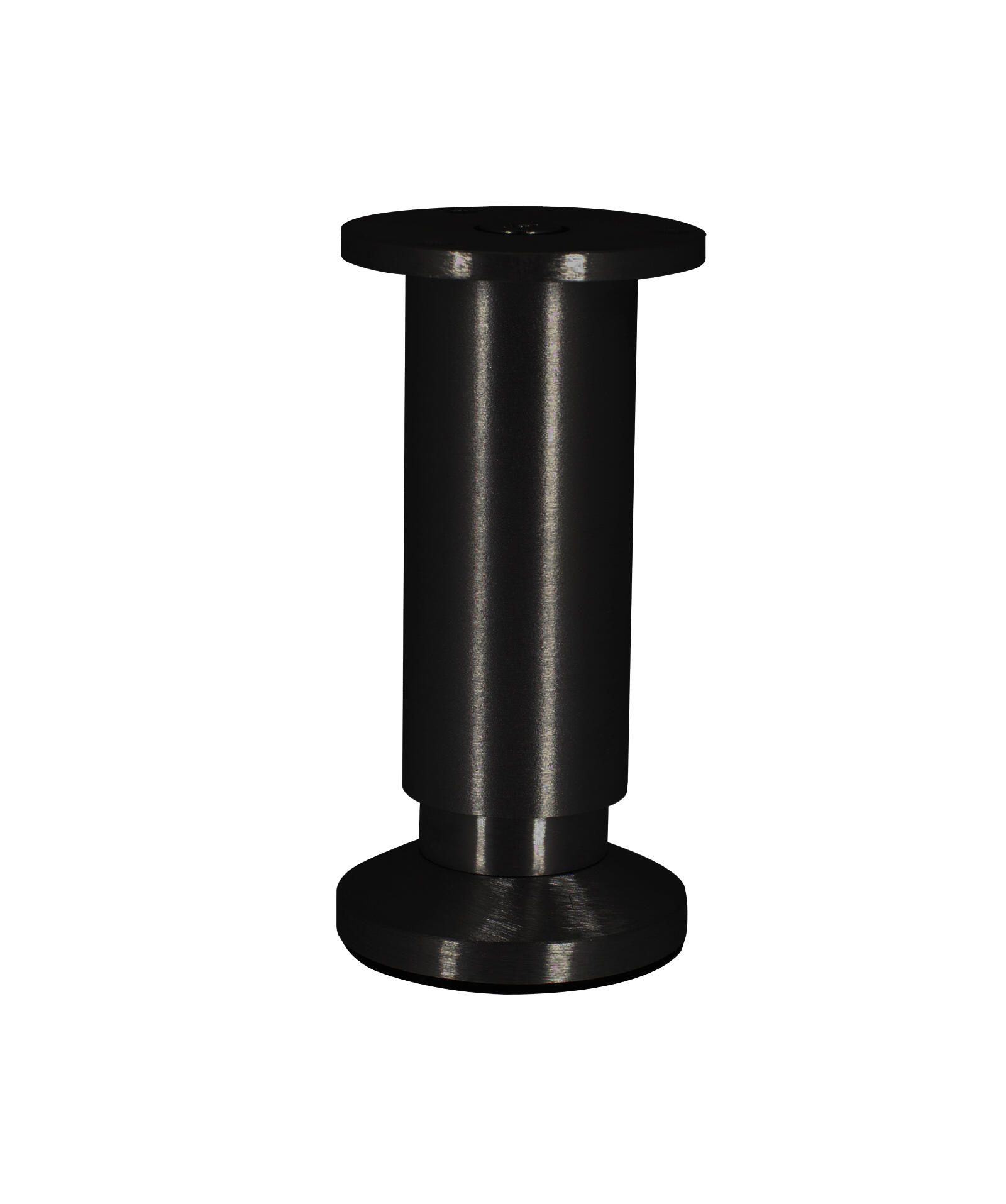 Pied de meuble Cime, noir, diamètre 3.8 cm x hauteur 12 cm - 5