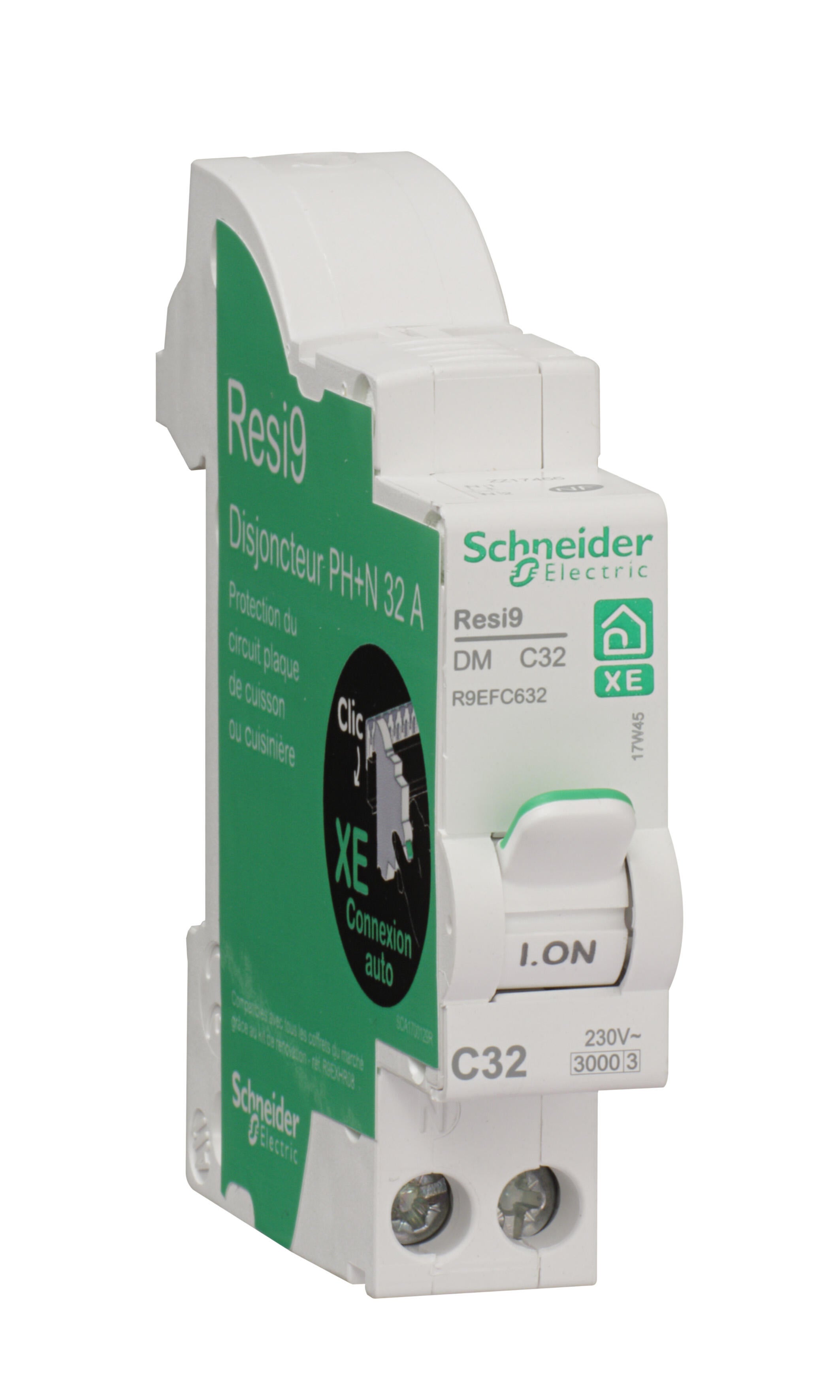 Disjoncteur modulaire 32A courbe C Resi9 XE, SCHNEIDER ELECTRIC - 14