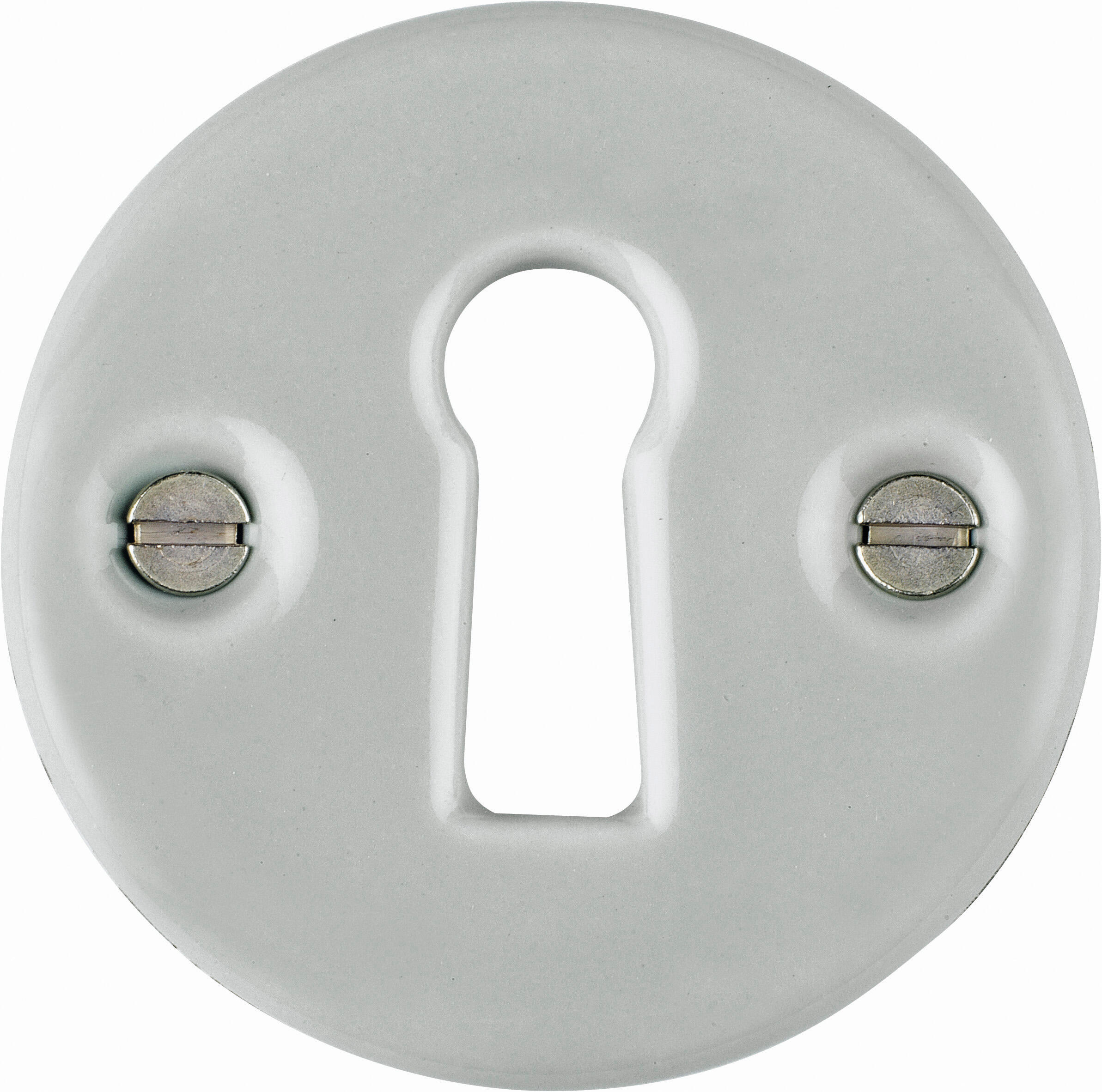 Rosace de fonction D5 MERIGOUS, porcelaine patiné entrée de clé - 3