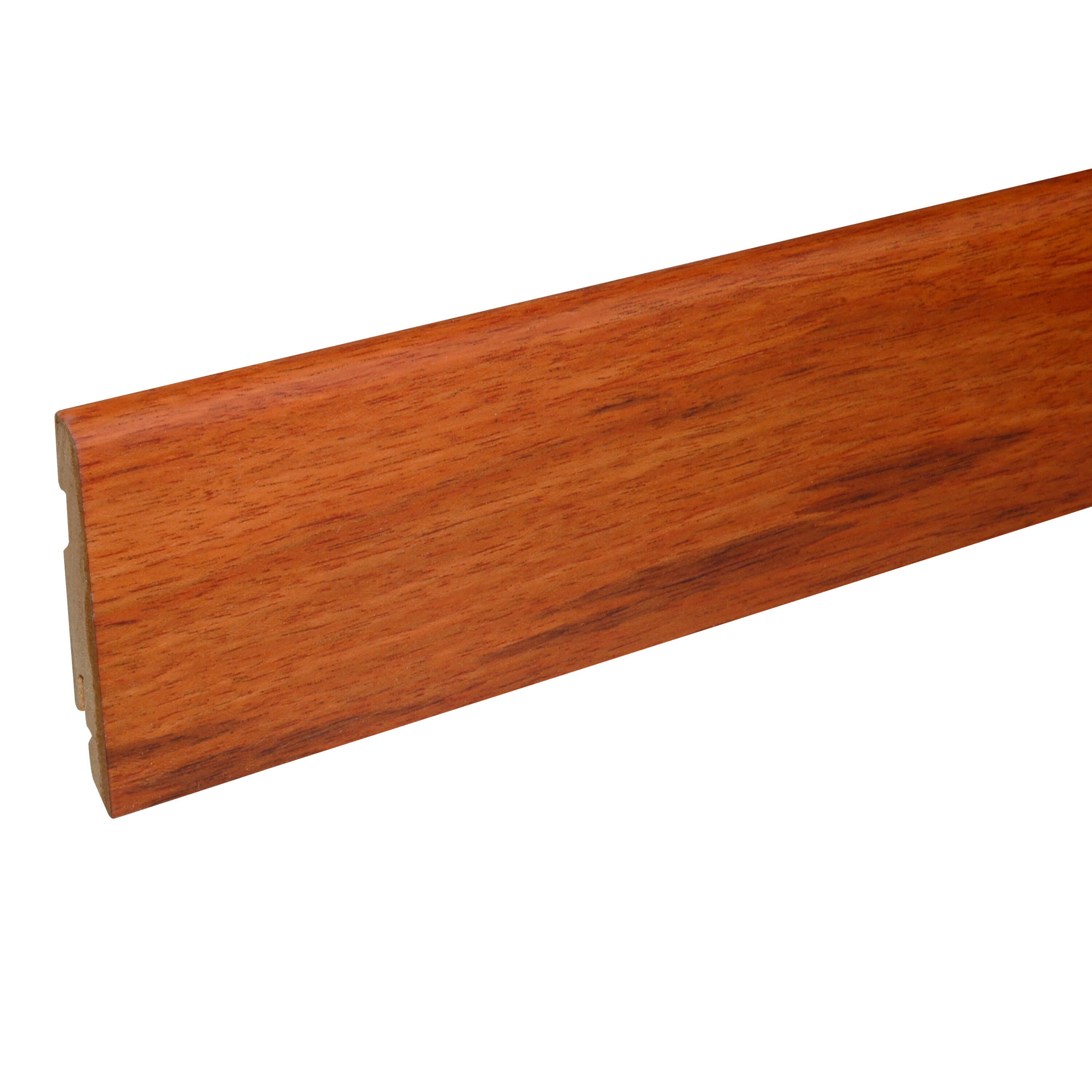 Plinthe Aachen En Placage Bois Véritable – Cerisier, 20x58x2500mm, Fabrication Allemande