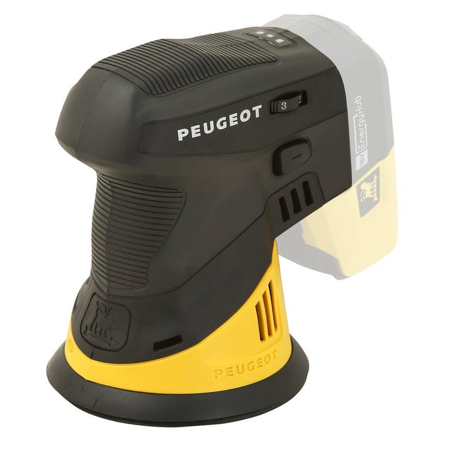 Ponceuse excentrique sans fil sans batterie PEUGEOT Energysand, 18 V
