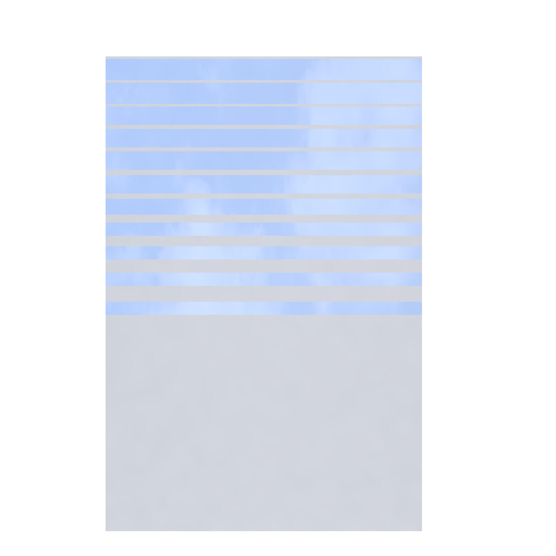 Panneau de clôture verre plein 2308, l.120 x H.180 cm, transparent - 2