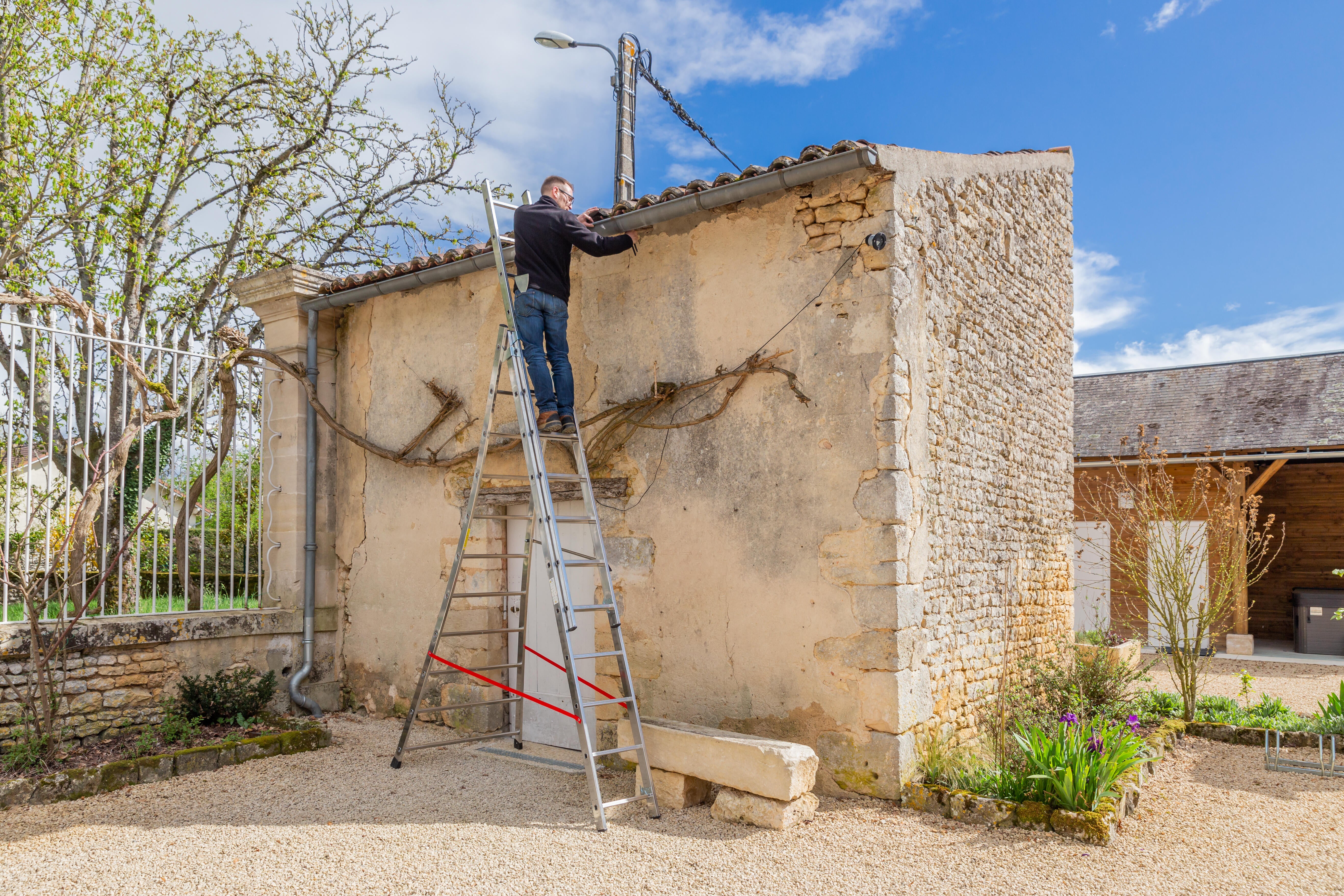 Echelle transformable aluminium HAILO 33 marches - 3