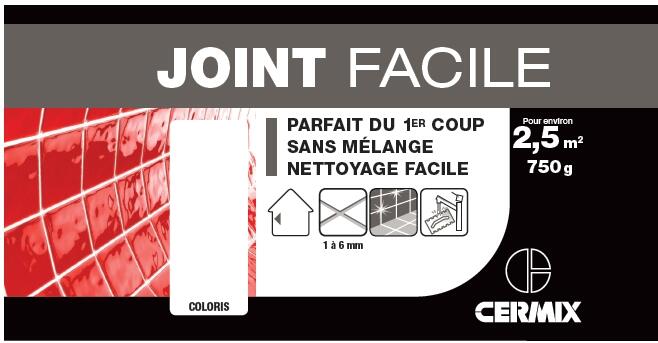 Joint pâte tout type de carrelage et mosaïque, ultra blanc, 2.5M² - 2