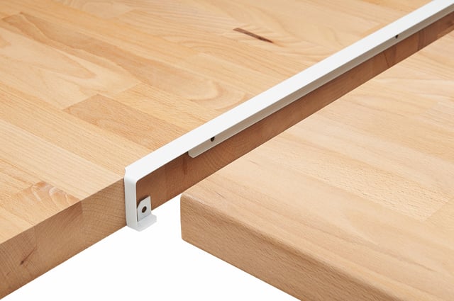 Profil de jonction blanc angle bord droit Ep.3,8 cm