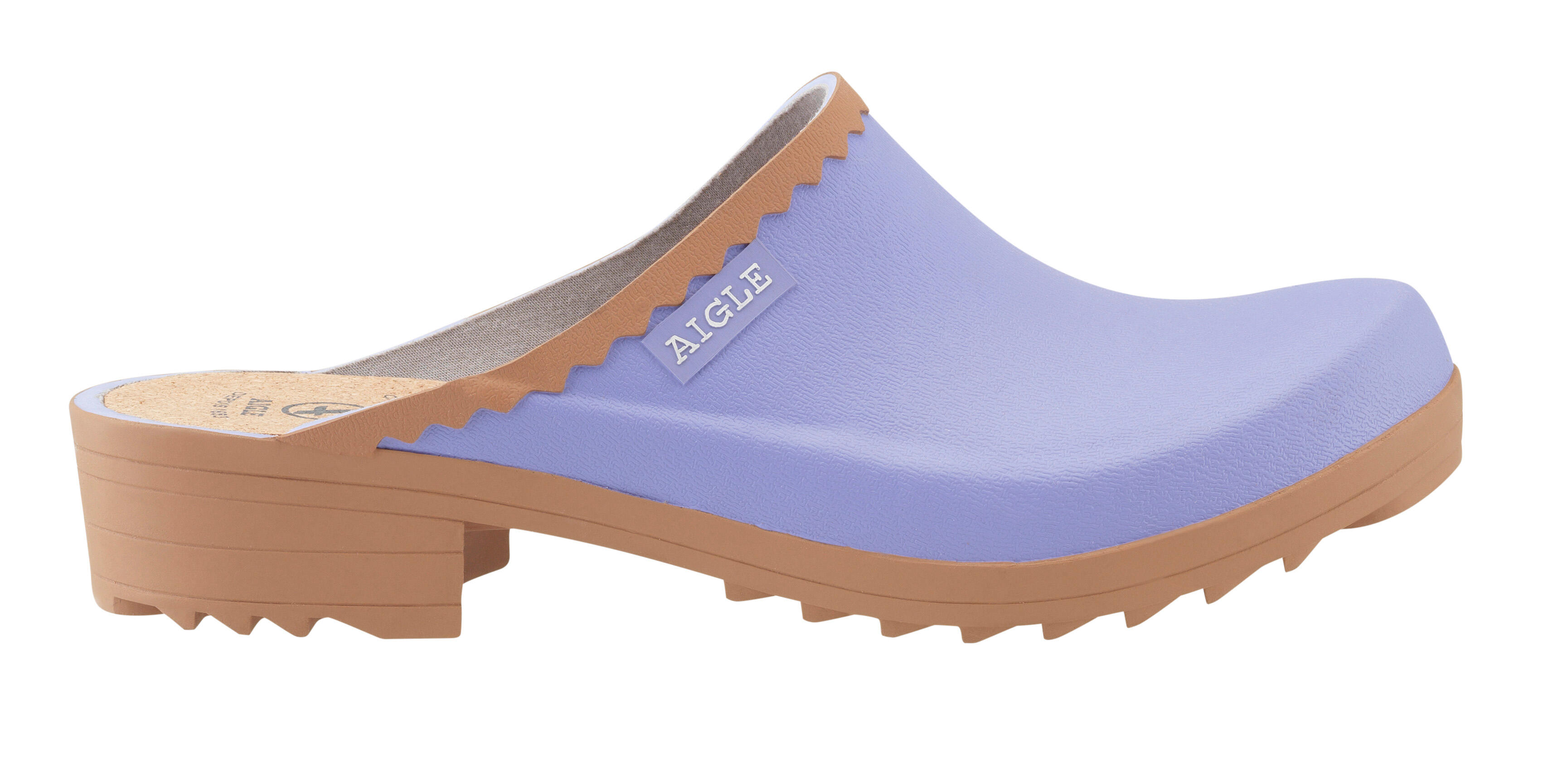 Sabot Caoutchouc AIGLE Victorine, parme, taille 40 Leroy Merlin