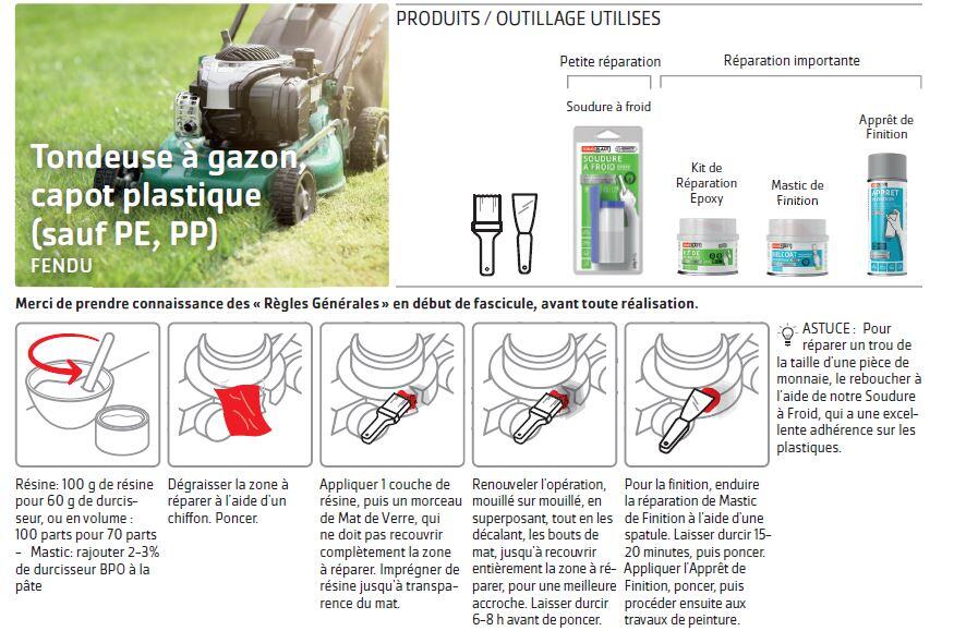 Enduit de lissage en pâte De finition polyester SOLOPLAST blanc 435 g - 2