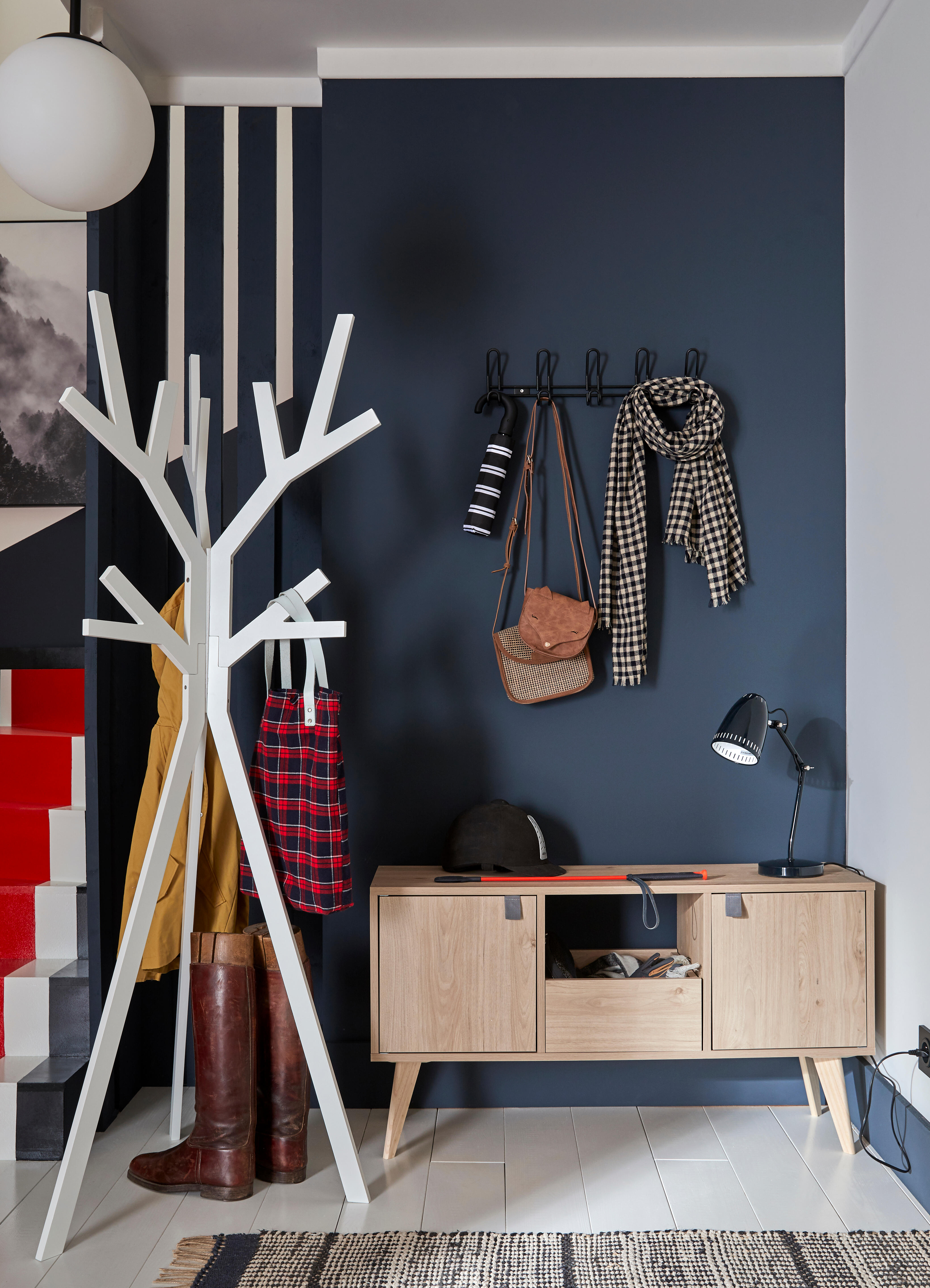 Lot de 4 pieds SPACEO Kub pin naturel H.21.6cm - 2