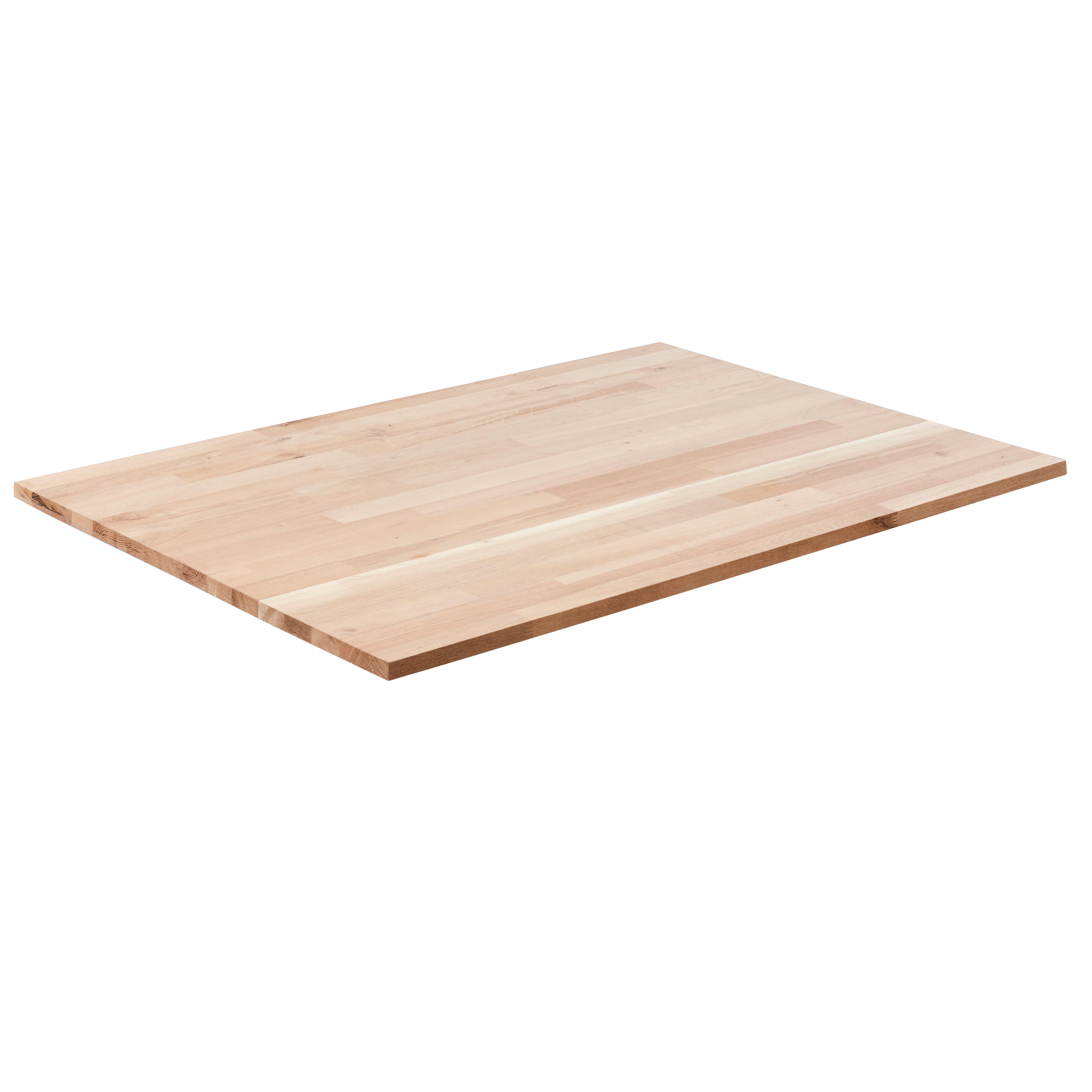 Plateau de table chêne, L.120 x l.80 cm x Ep. 20 mm - 2