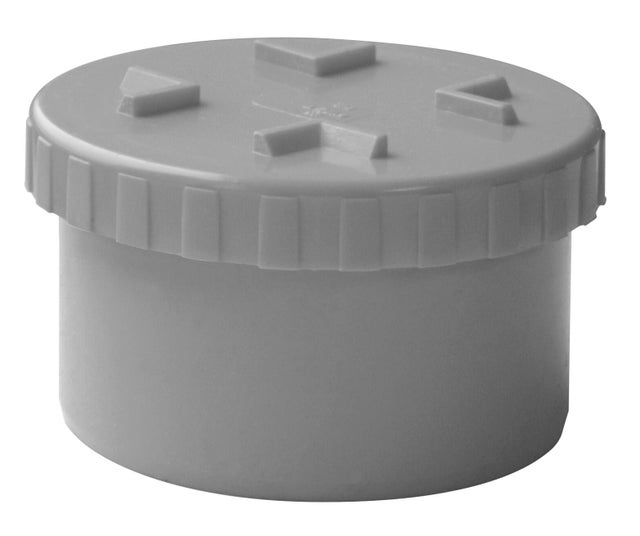 Tampon de visite simple pvc Diam.100 mm FIRST PLAST