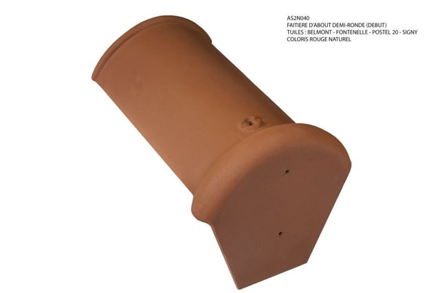 About de faîtière MONIER rouge