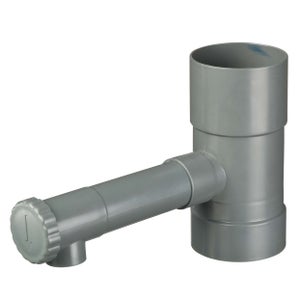 Collecteur Eau Pluie Pour Gouttière - Adaptateur Universel PVC Blanc - Pour Récupérateur D'Eau
