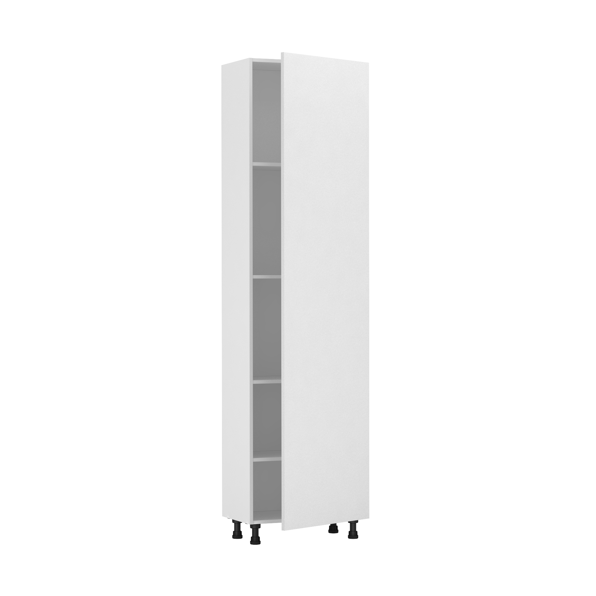Columna de cocina delinia id newport blanco mate multiuso 214,4x60 cm 1 pta