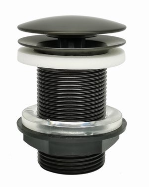 Bonde, écoulement libre lavabo recyclé, gris , Diam.63 mm, EDOUARD ROUSSEAU