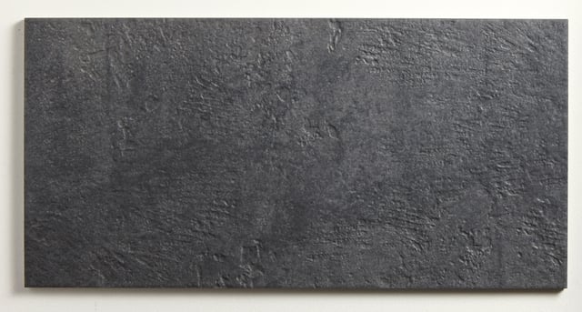 Carrelage mur intérieur / sol intérieur effet pierre anthracite Vestige l.30 x L