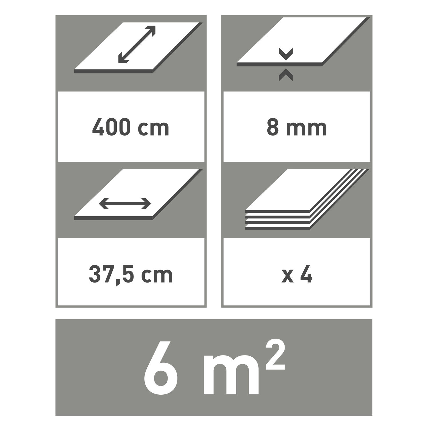 Lambris PVC blanc L.400 x l.37.5 cm x Ep.8 mm - 6