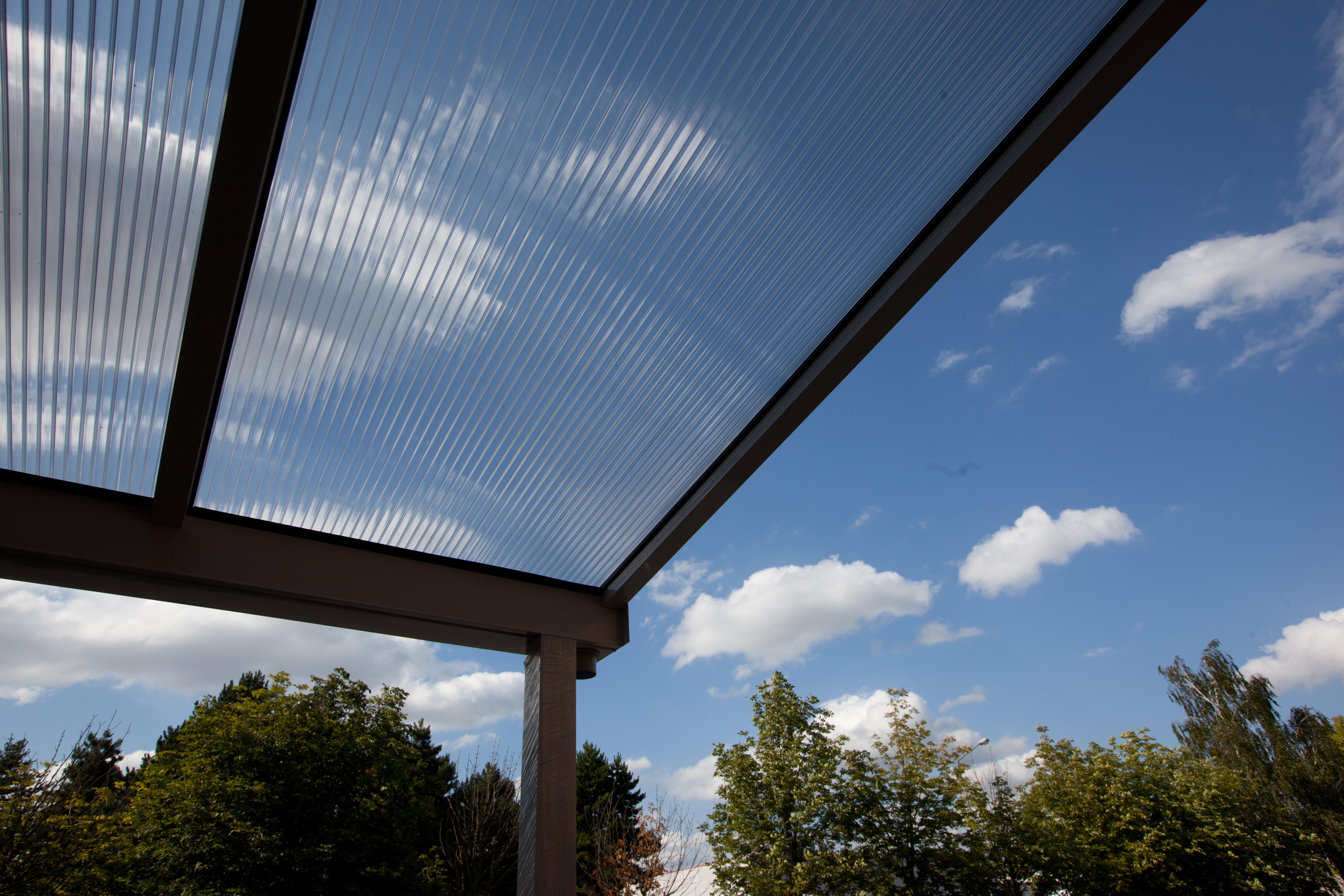 Plaque de couverture, ondulé , transparent, l.90 x L.300 cm, Ep.0.8 mm - 9