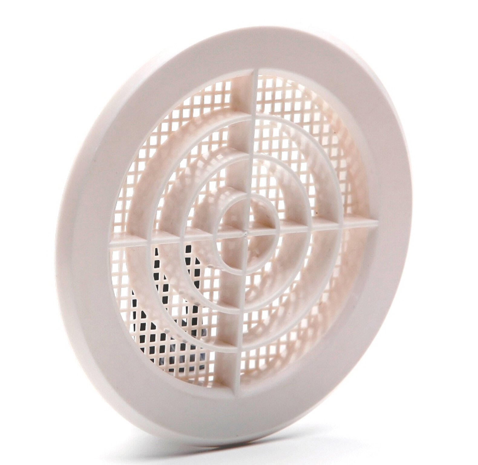 Grille d'aération abs naturel Diam.12.1 cm - 2