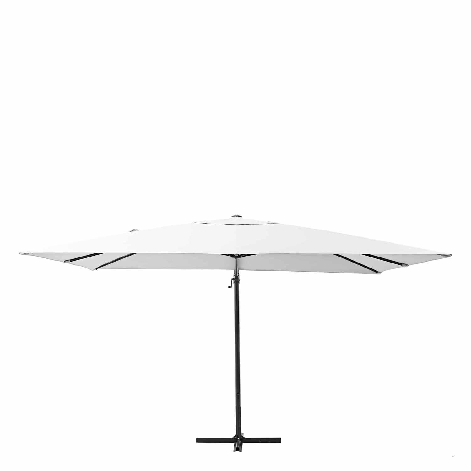 Parasol NATERIAL Aura blanc rectangulaire - 8
