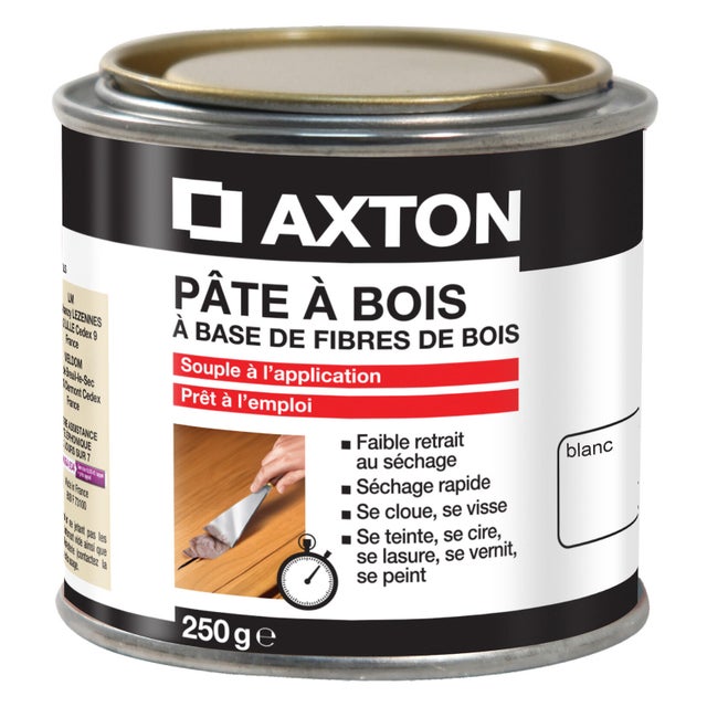 Pâte à bois AXTON blanc 250 g