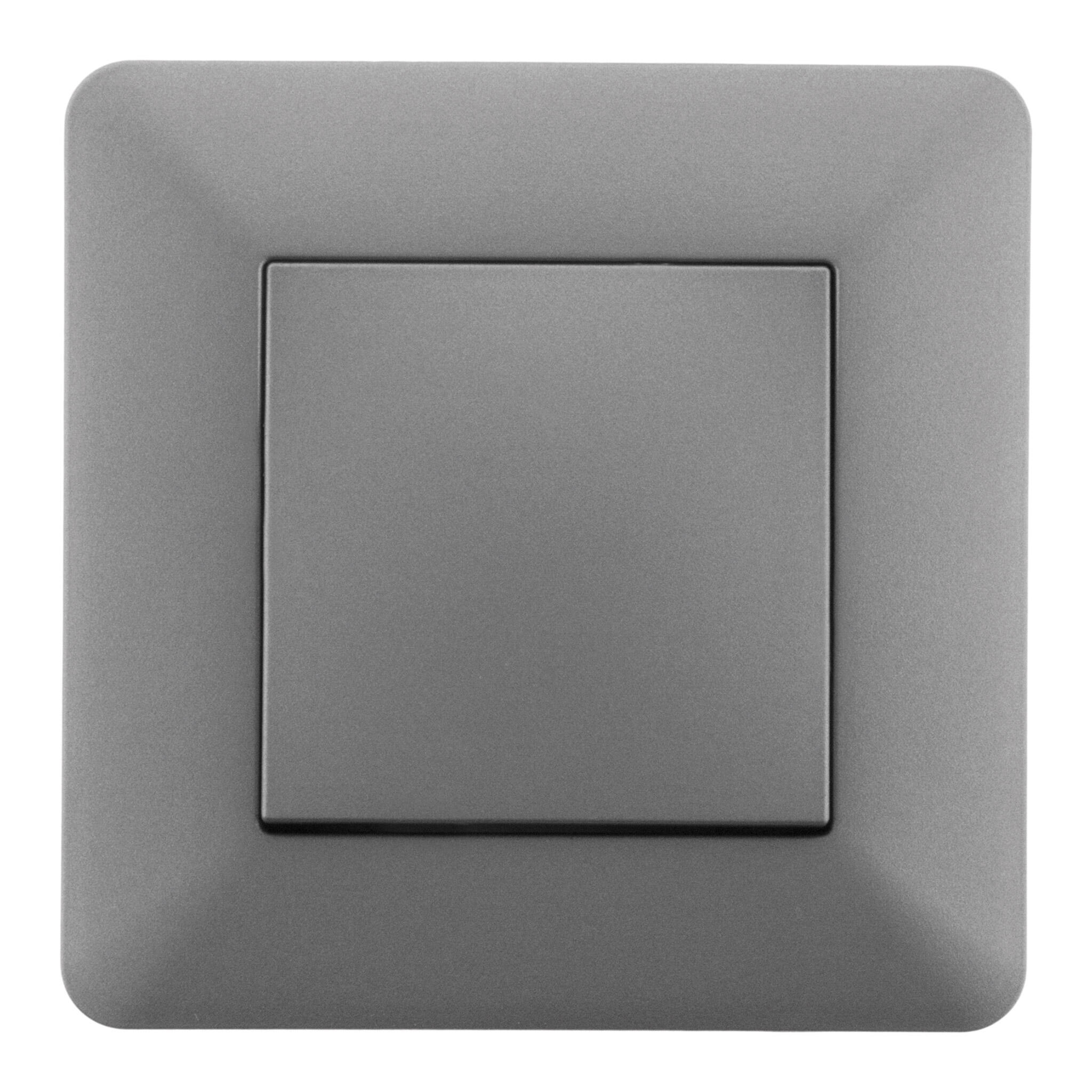 Interrupteur va-et-vient complet ARTEZO, titanium - 3