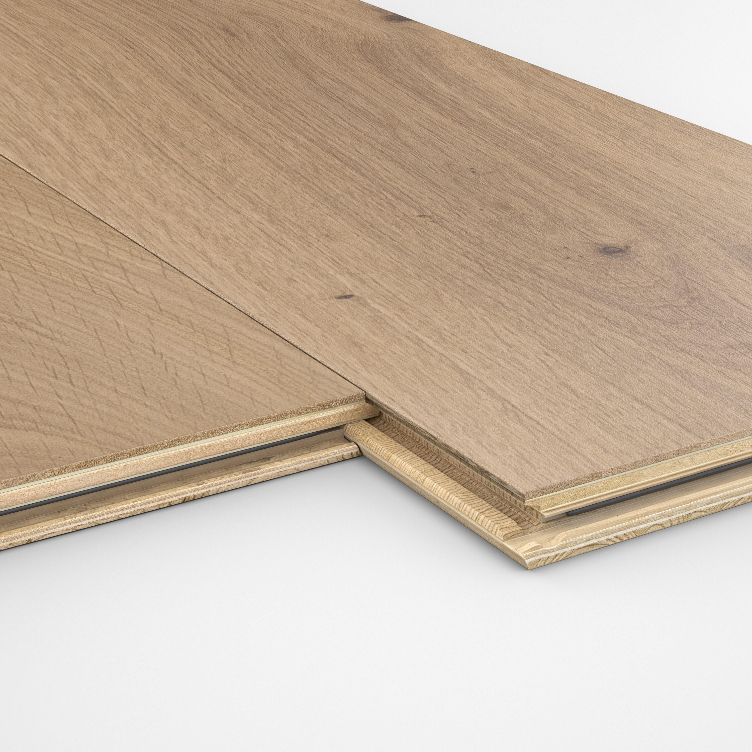 Echantillon Parquet forte chêne naturel huilé XL - 2