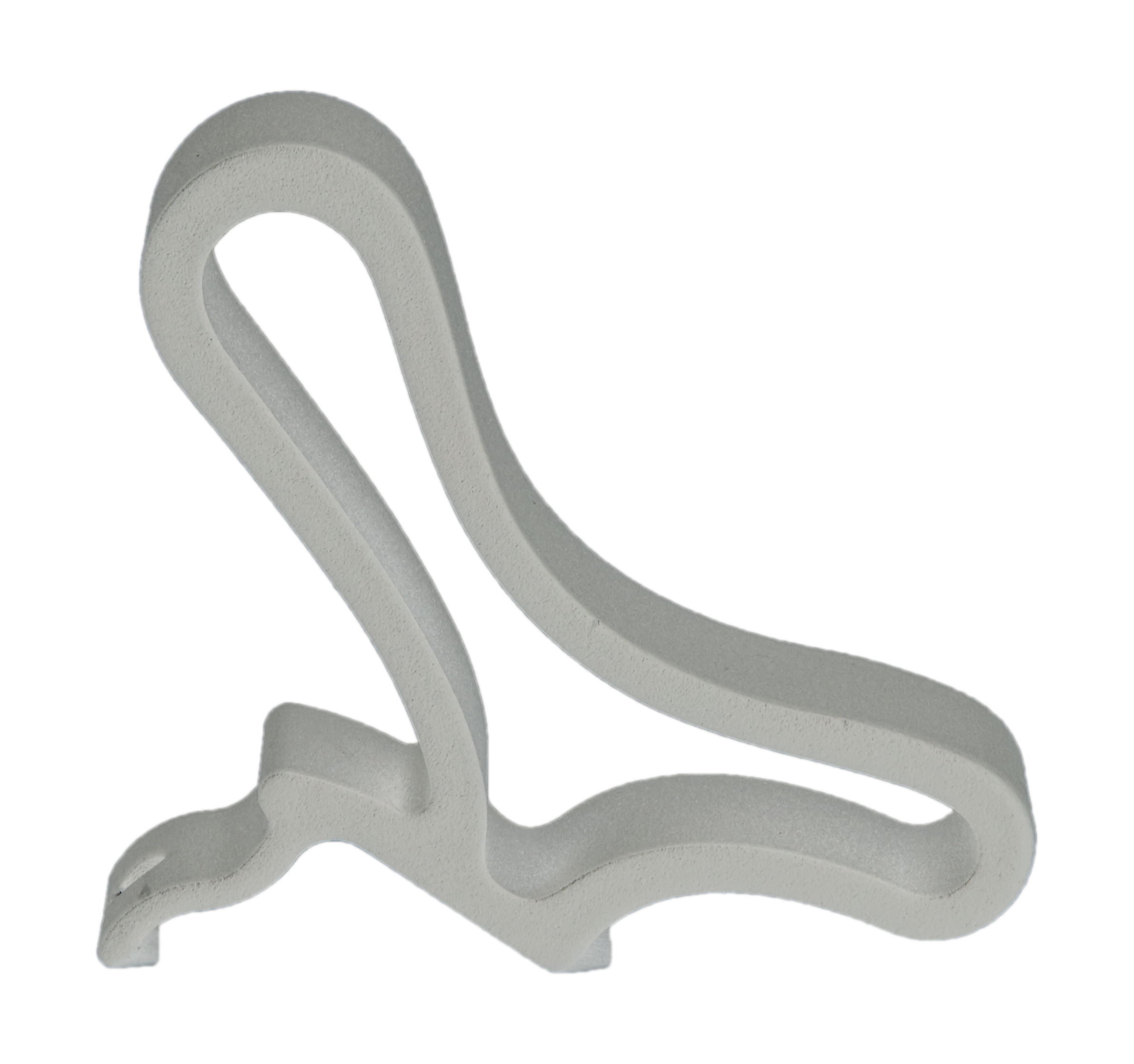 Patère courbe SAUTER pour sèche-serviettes à lames plates acier - 5