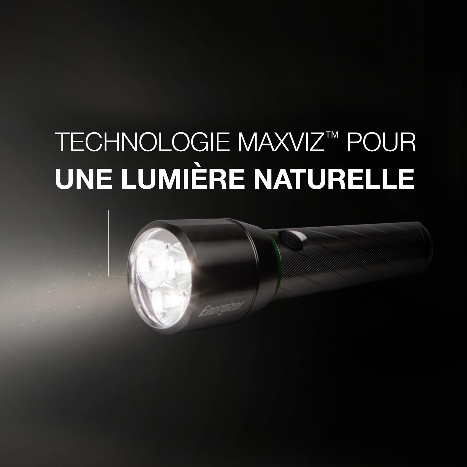 Torche à LED en métal rechargeable Vision HD Energizer - 8