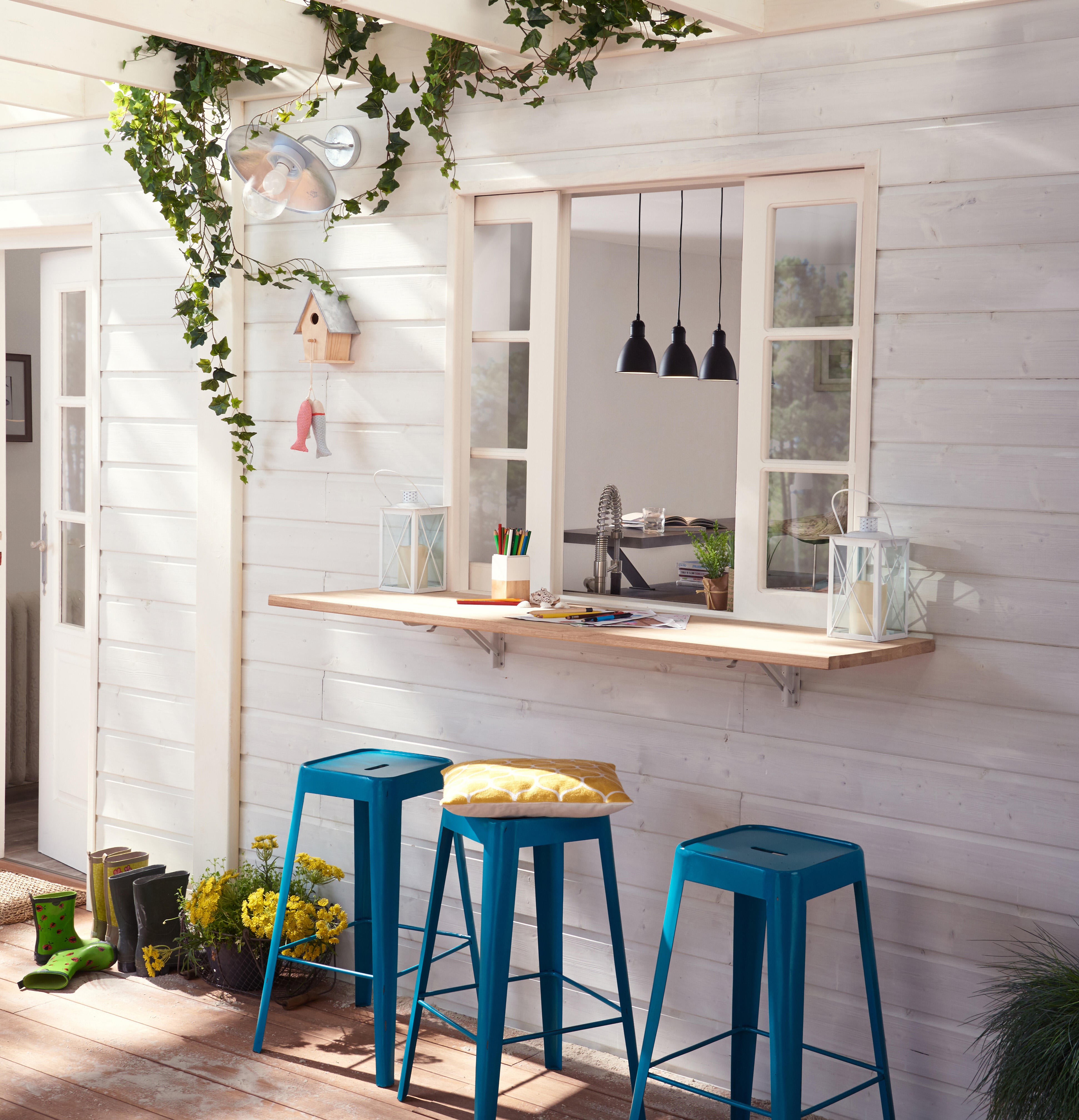 Support pour table rabattable aluminium L.40.7 x l.40 cm - 7